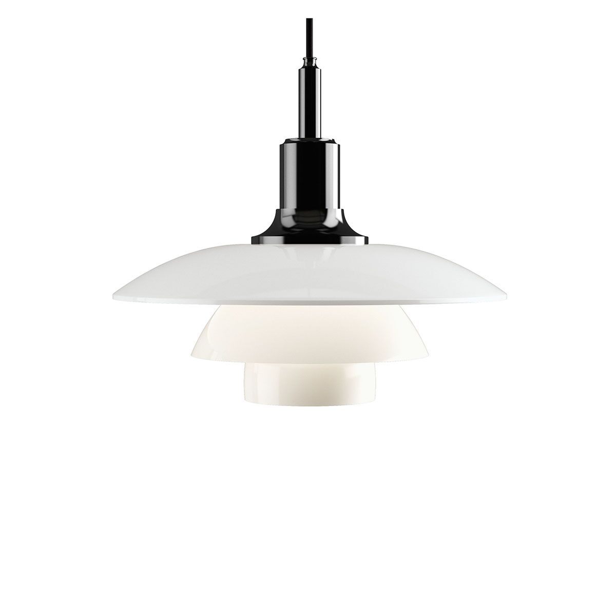 louis-poulsen-ph-3-1-2-3-glas-pendel-svart-1 PH 3½-3 Glas Pendel