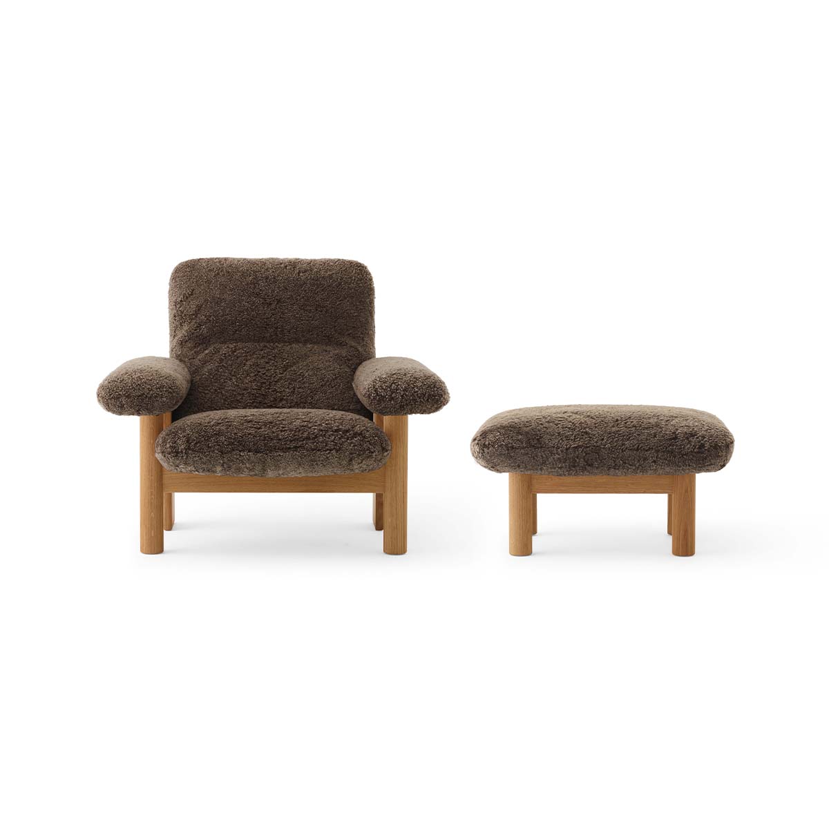 menu-brasilia-chair-ottoman-sheep-natoak Brasilia Lounge Chair Set