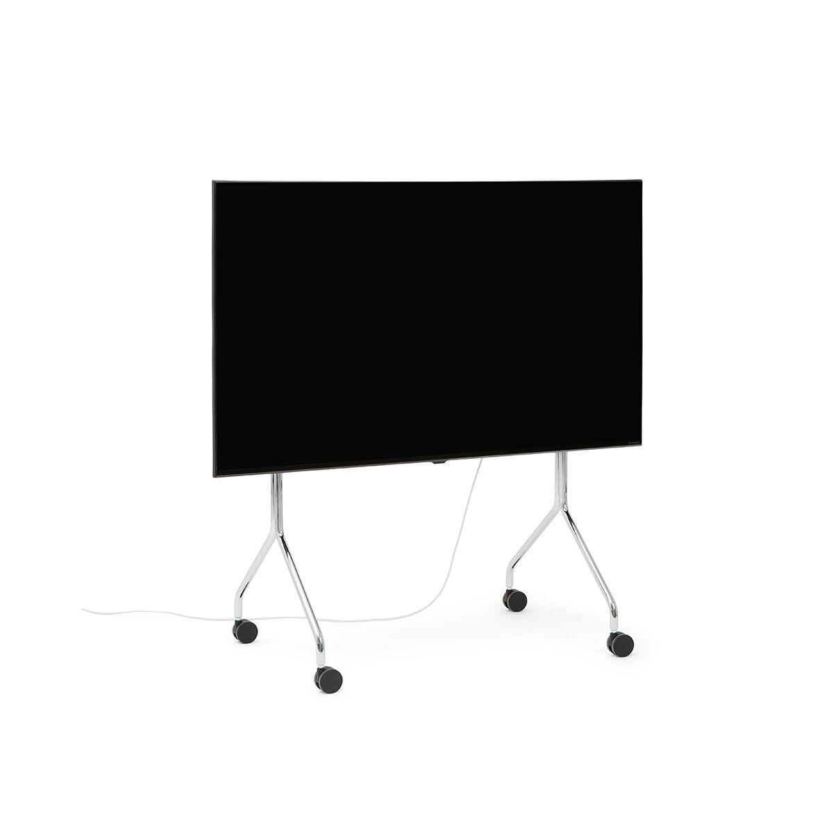 moon rollin tv-ställ chrome