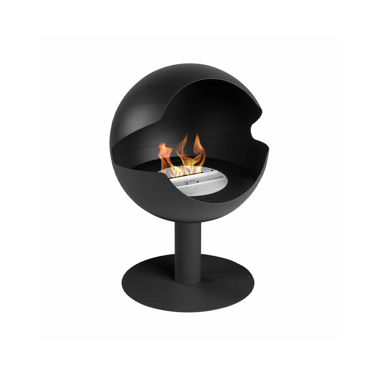 vauni-globe-high-black-liner-black vauni globe hög fot