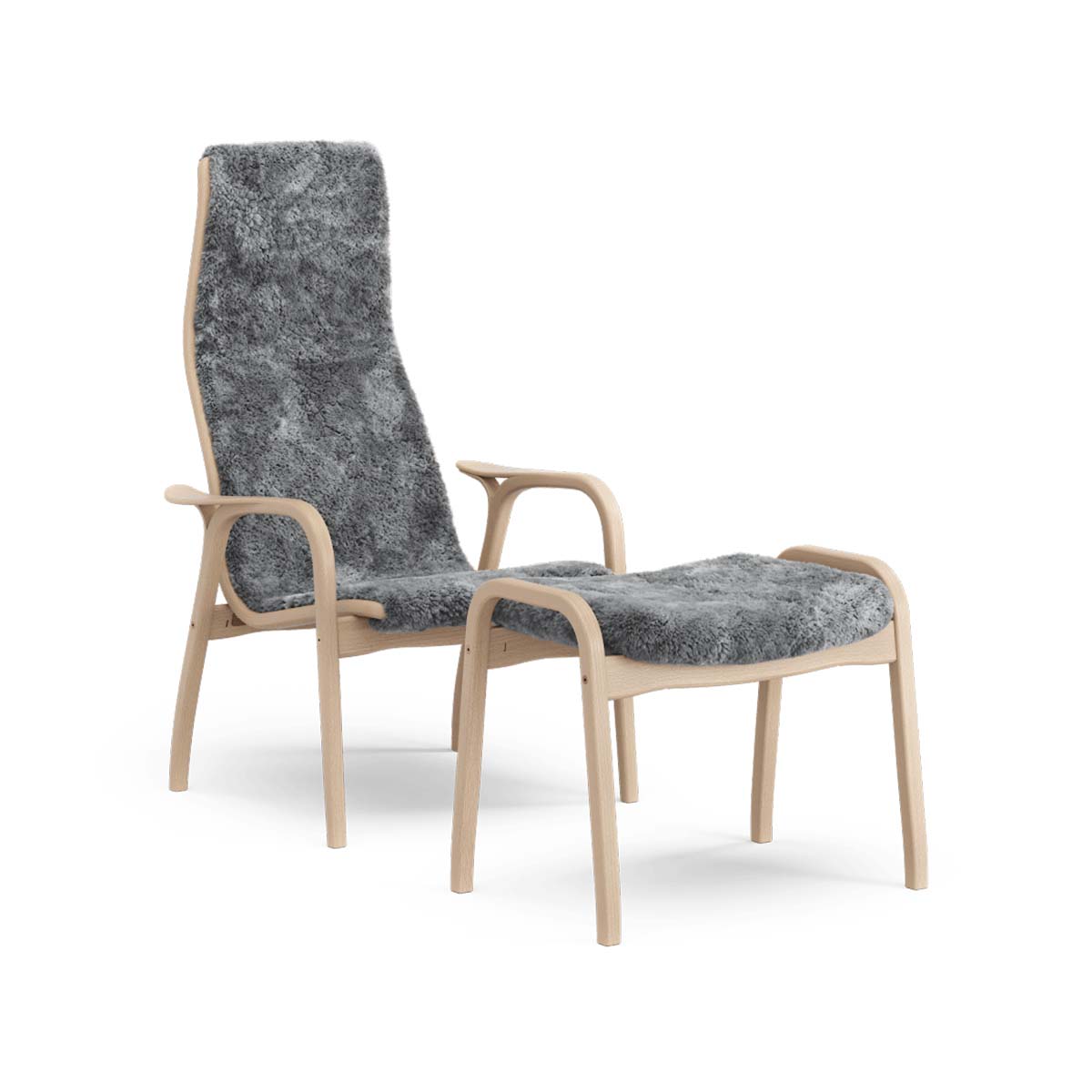 swedese-lamino-set-bok-natulack-scandgrey lamino fåtölj set