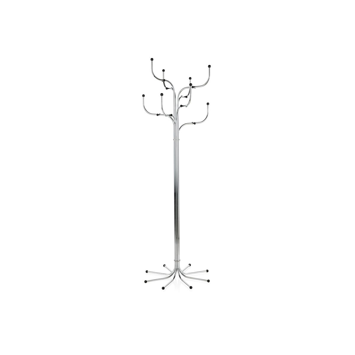 fritz-hansen-coat-tree-chrome-black fritz hansen coat tree chrome black