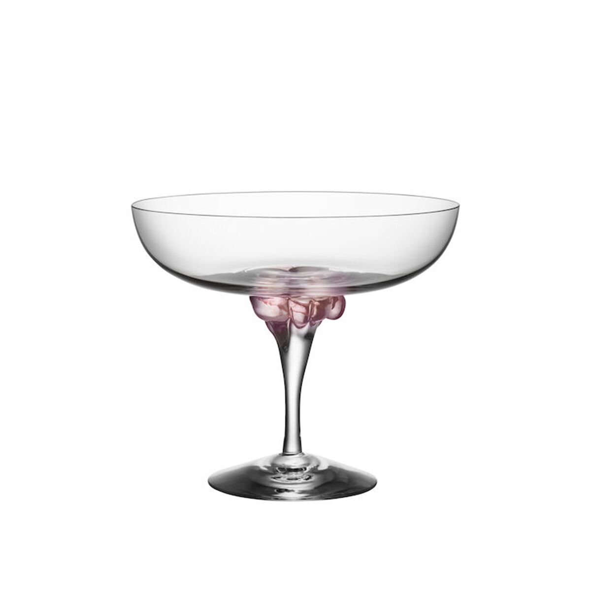 kosta boda sugar dandy pink