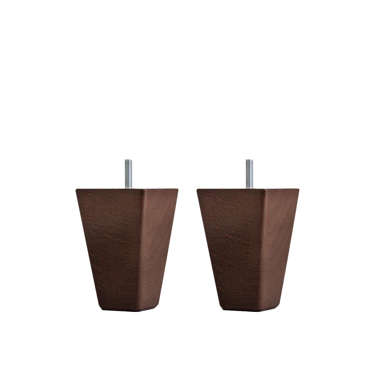 dux-koniska-sangben-12cm-2-pack-walnut dux sängben koniska 12 cm 2-pack
