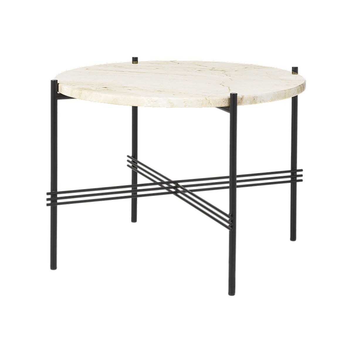 gubi-tscoffeetable-round55-black-neutralwhite TS soffbord rund