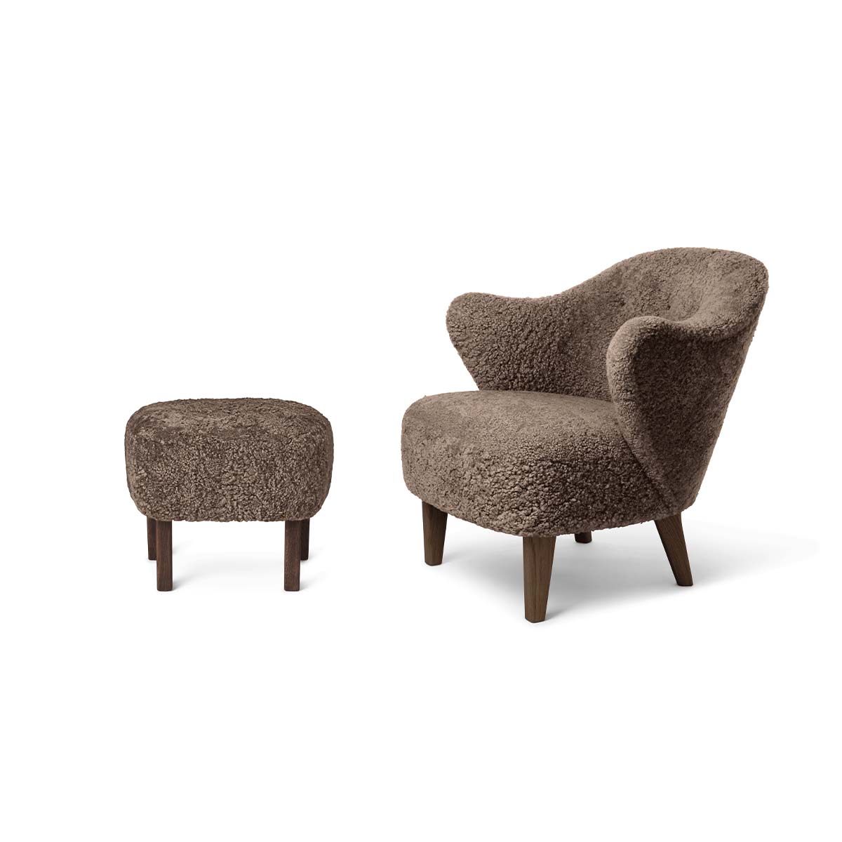 audo-ingeborg-fatolj-ottoman-sheepskin-sahara Ingeborg lounge chair