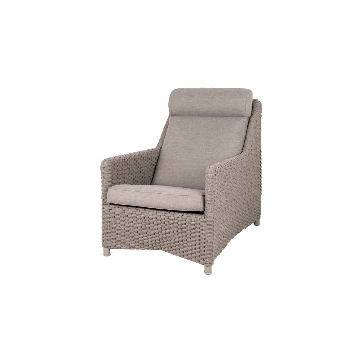 cane-line-diamond-highback-taupe Diamond highback fåtölj