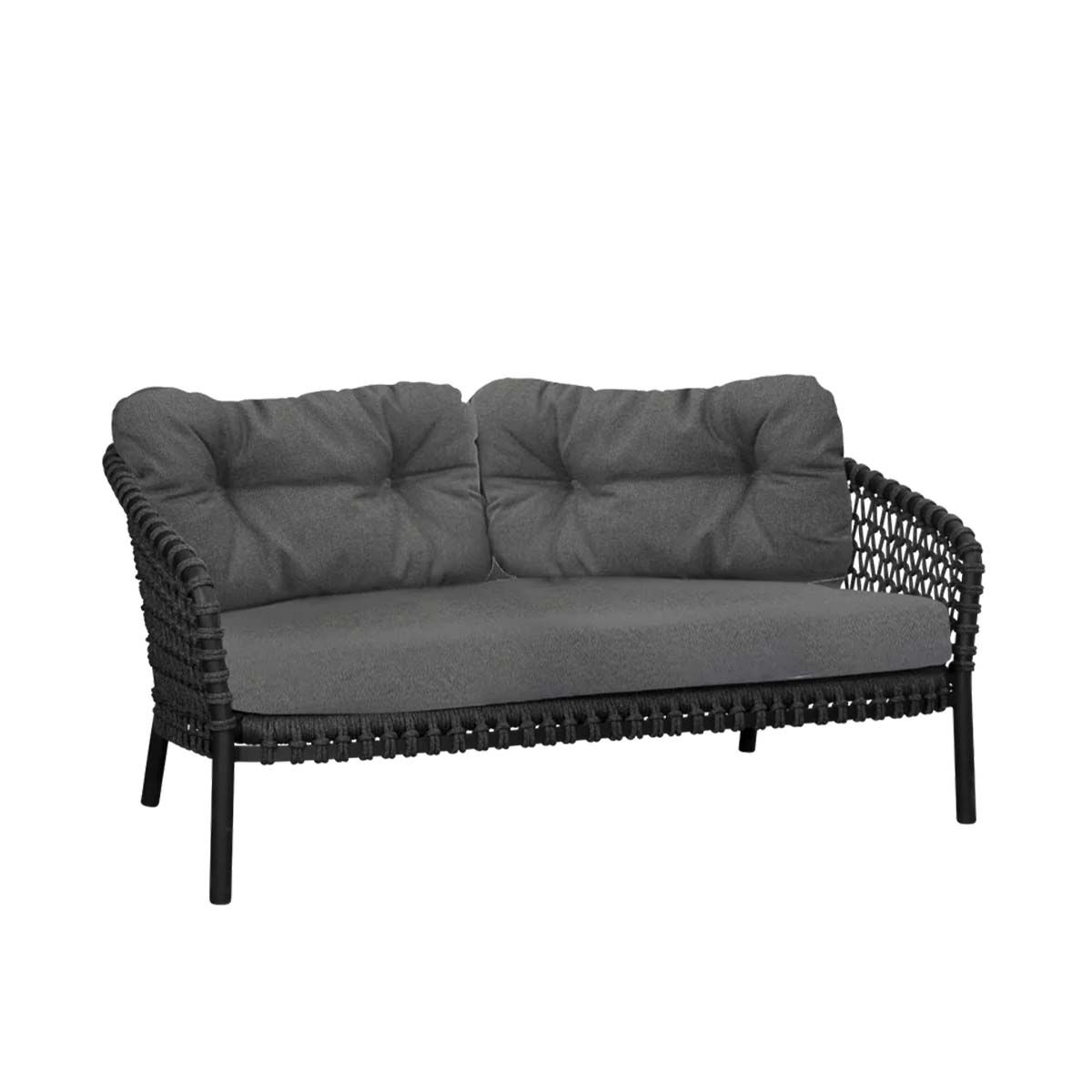 cane-line-ocean-large-soffa-2-dark-grey-grey Ocean large soffa 2-sits
