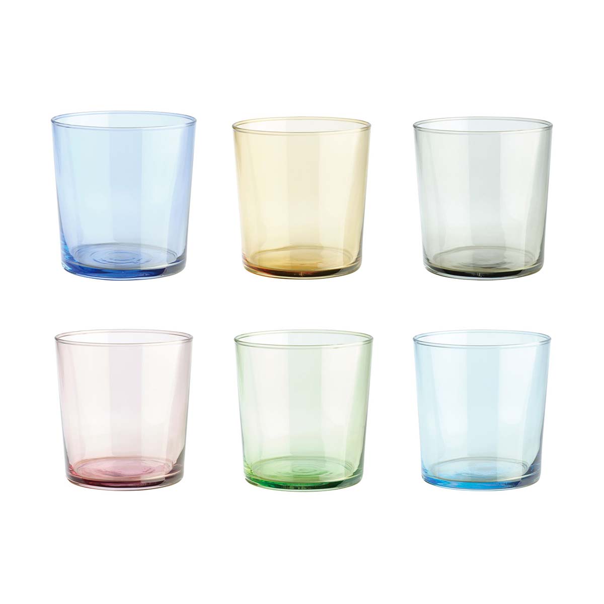 aida-set-6-dricksglas-color-1 Glas Färgmix Aida