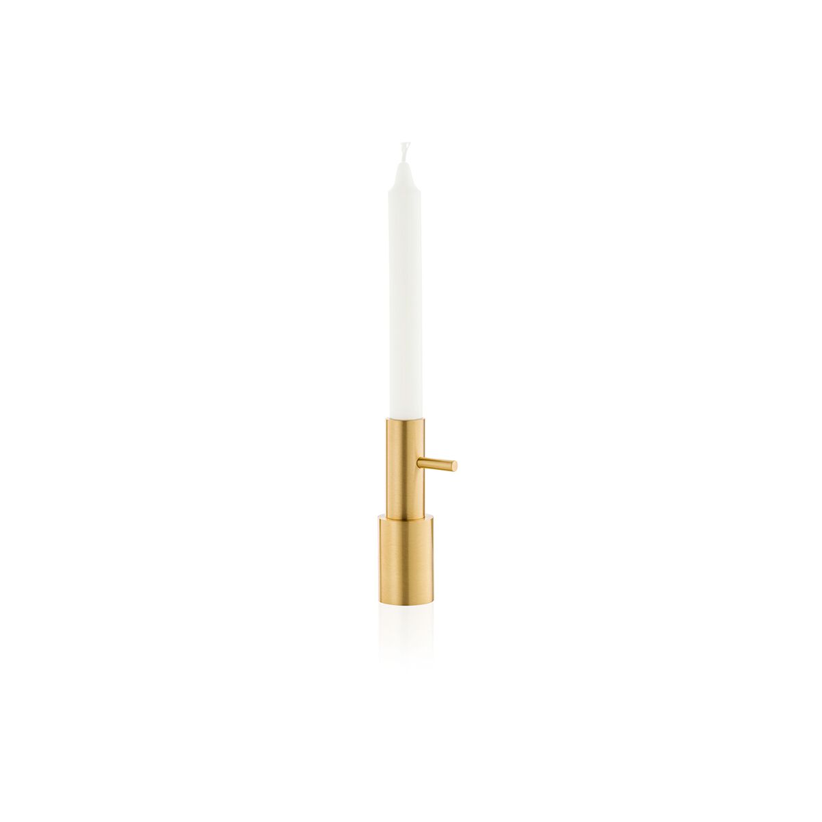 fritz hansen candelholder singel2 lacquered solid brass
