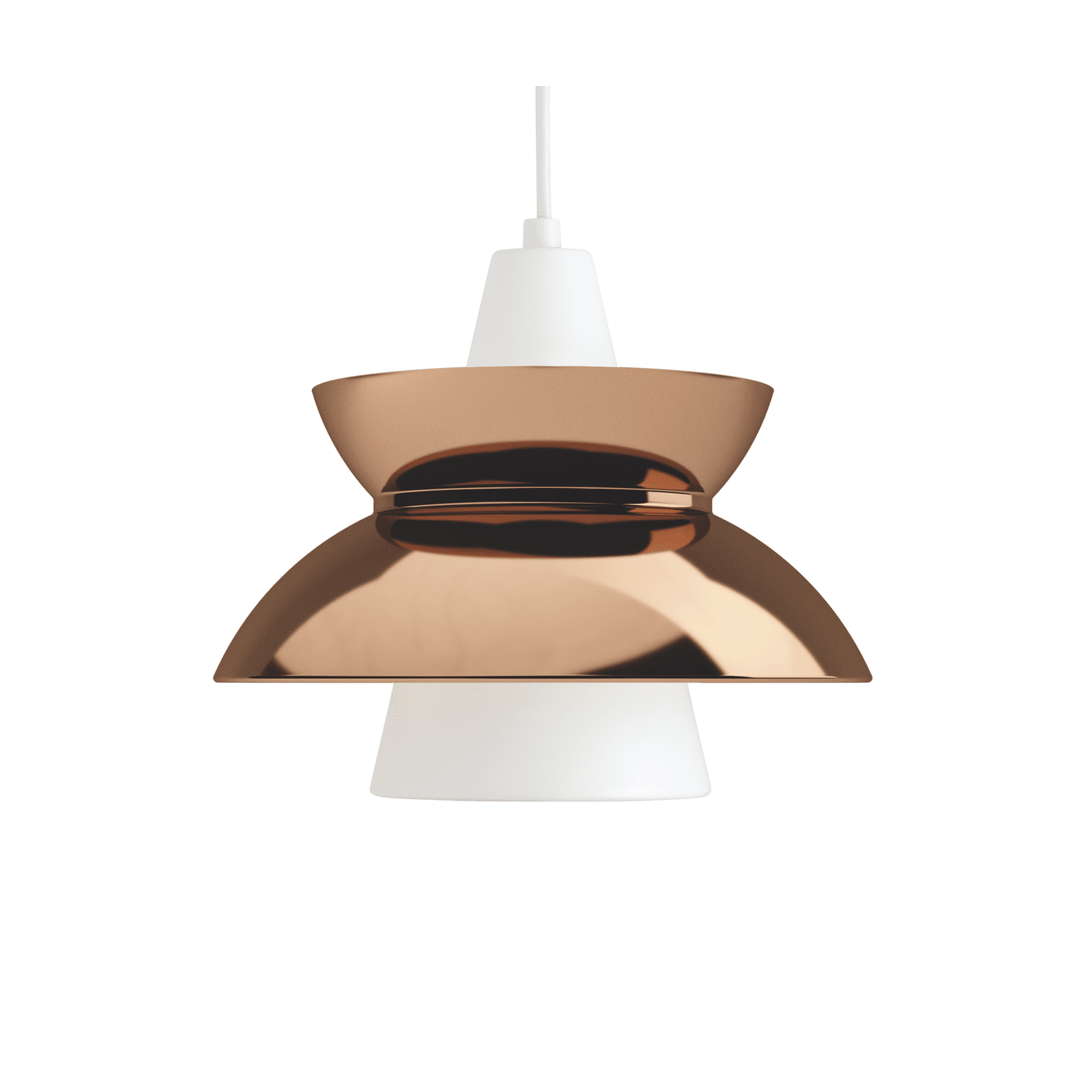 Louis-Poulsen-Dop-Wop-Koppar-O283-cm-Glashuset-malmo Doo-Wop pendel