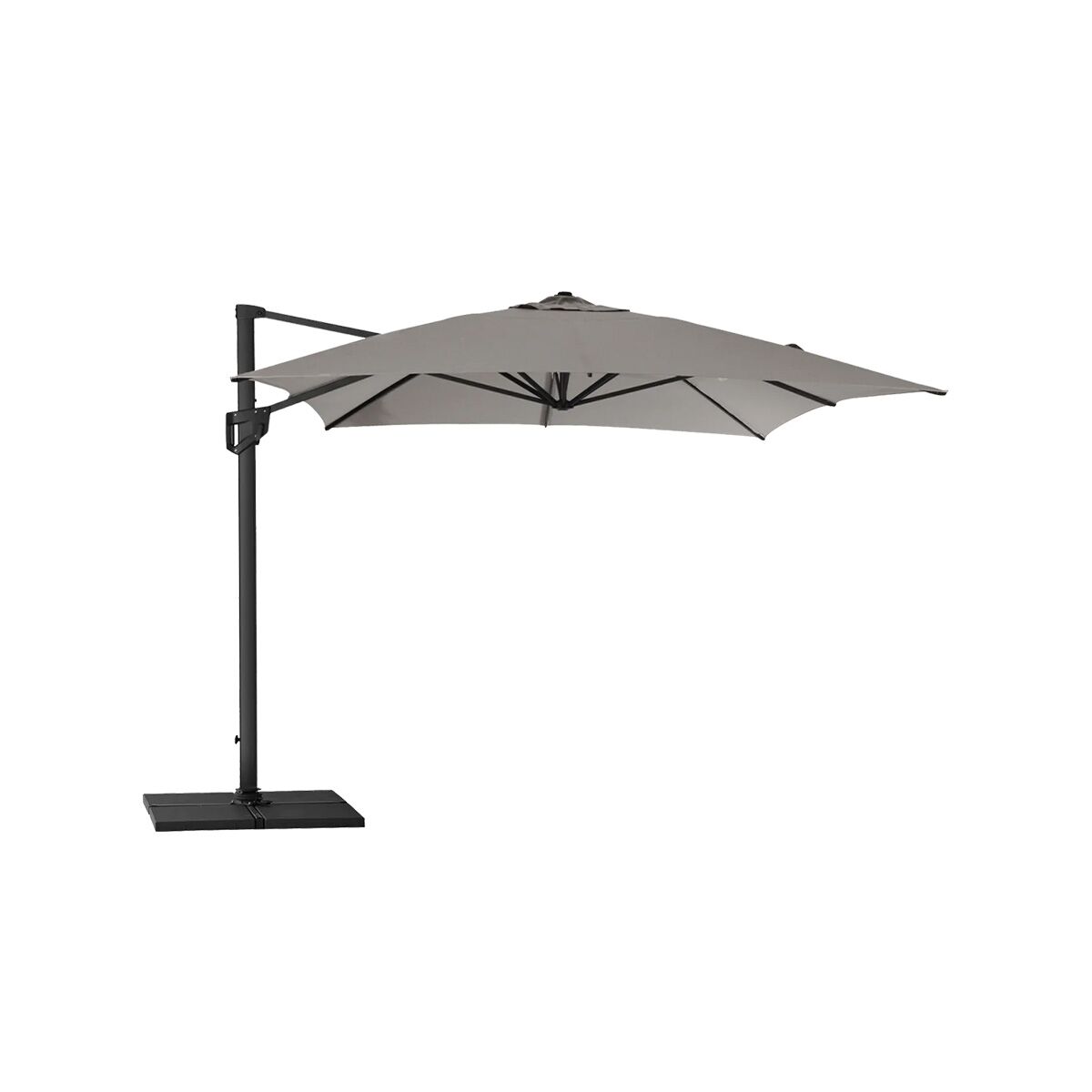 hyde-luxe-parasoll-3x4-m-fot-taupefabric hyde luxe parasoll 3x4