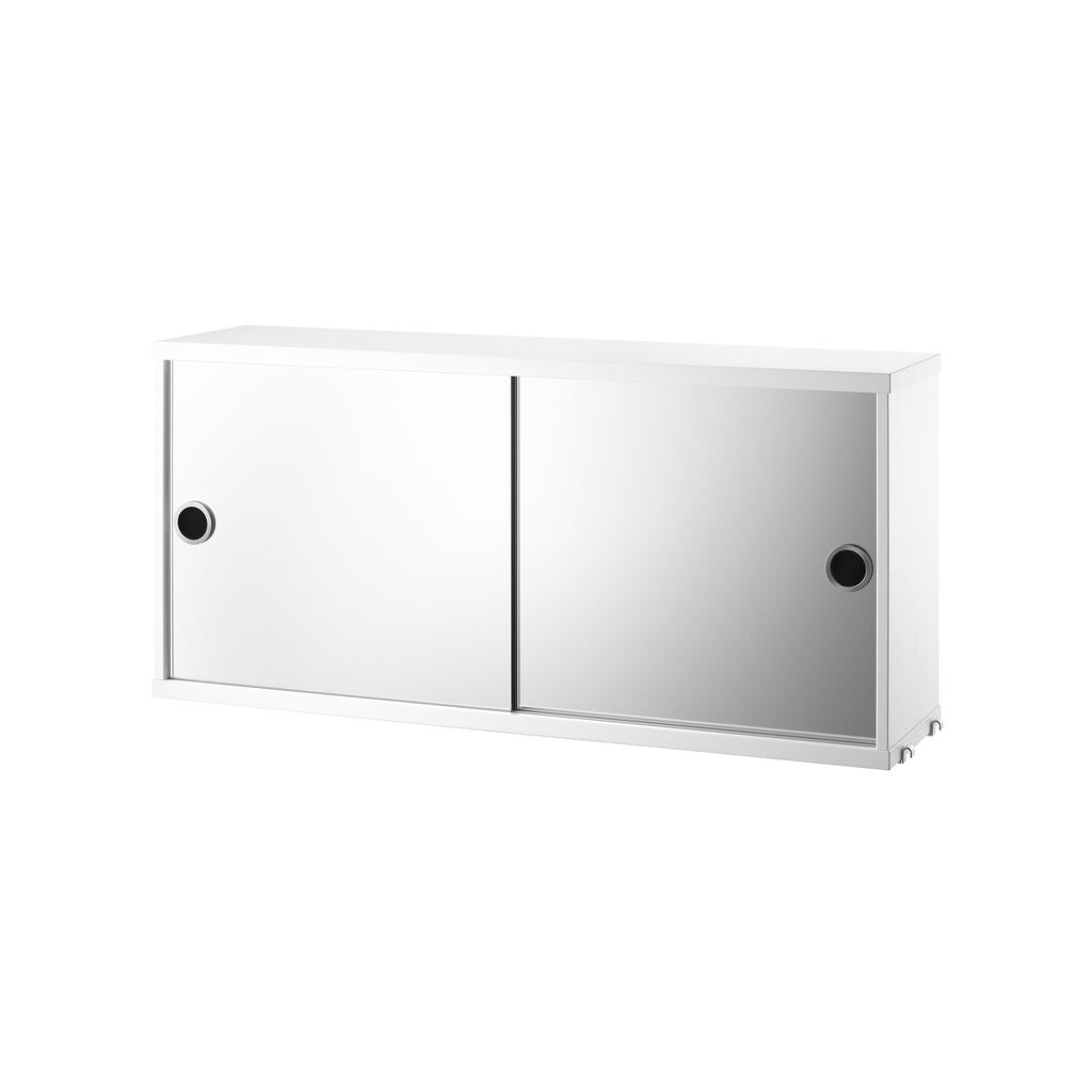 product-cabinet-mirrordoors-white-78x20_landscape_medium String skåp med spegeldörrar