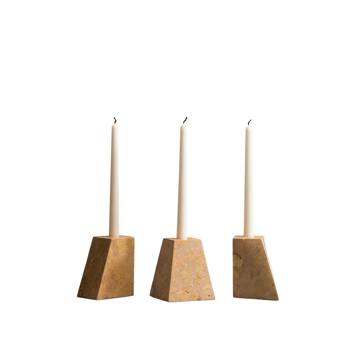Pyramid Candle Holder Set Of Three