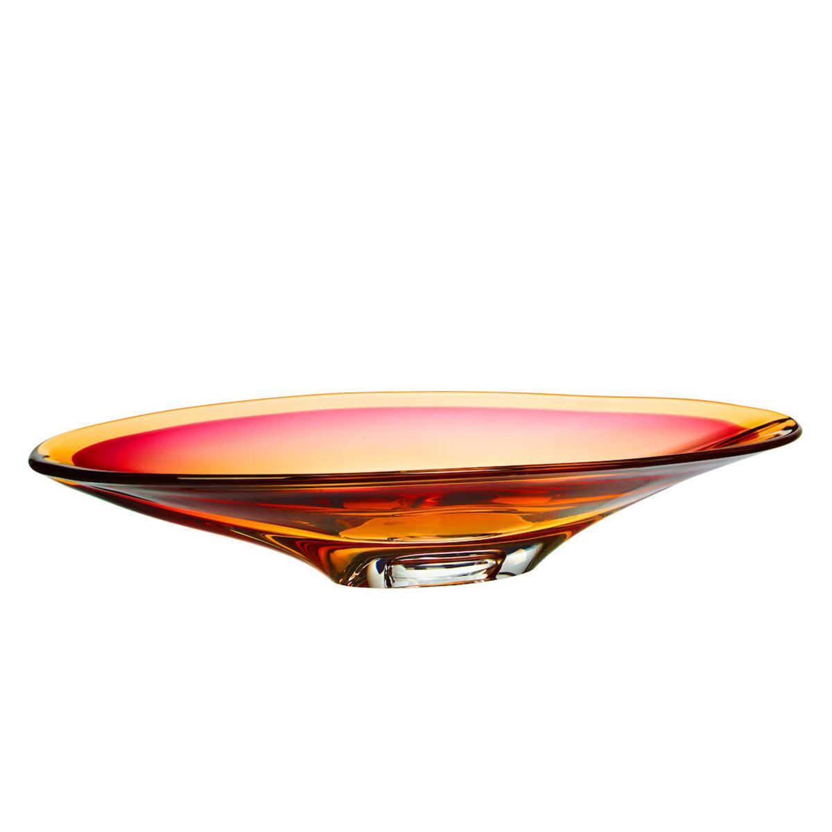 kosta boda vision fat amber