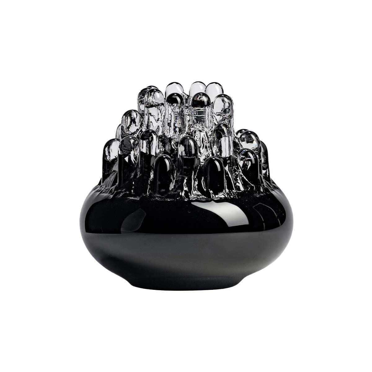 kosta boda polar ljuslykta 330mm svart