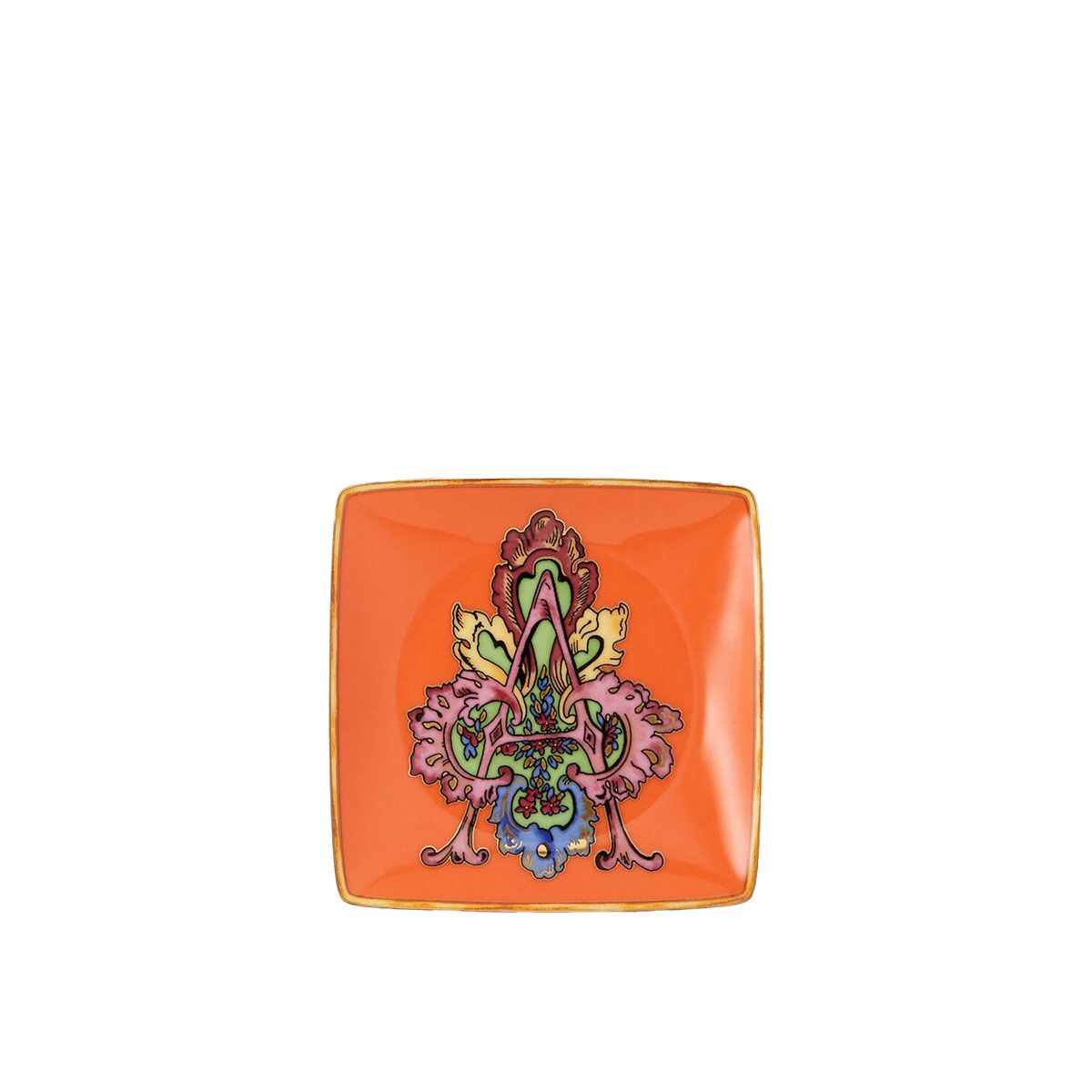 versace alphabet plate