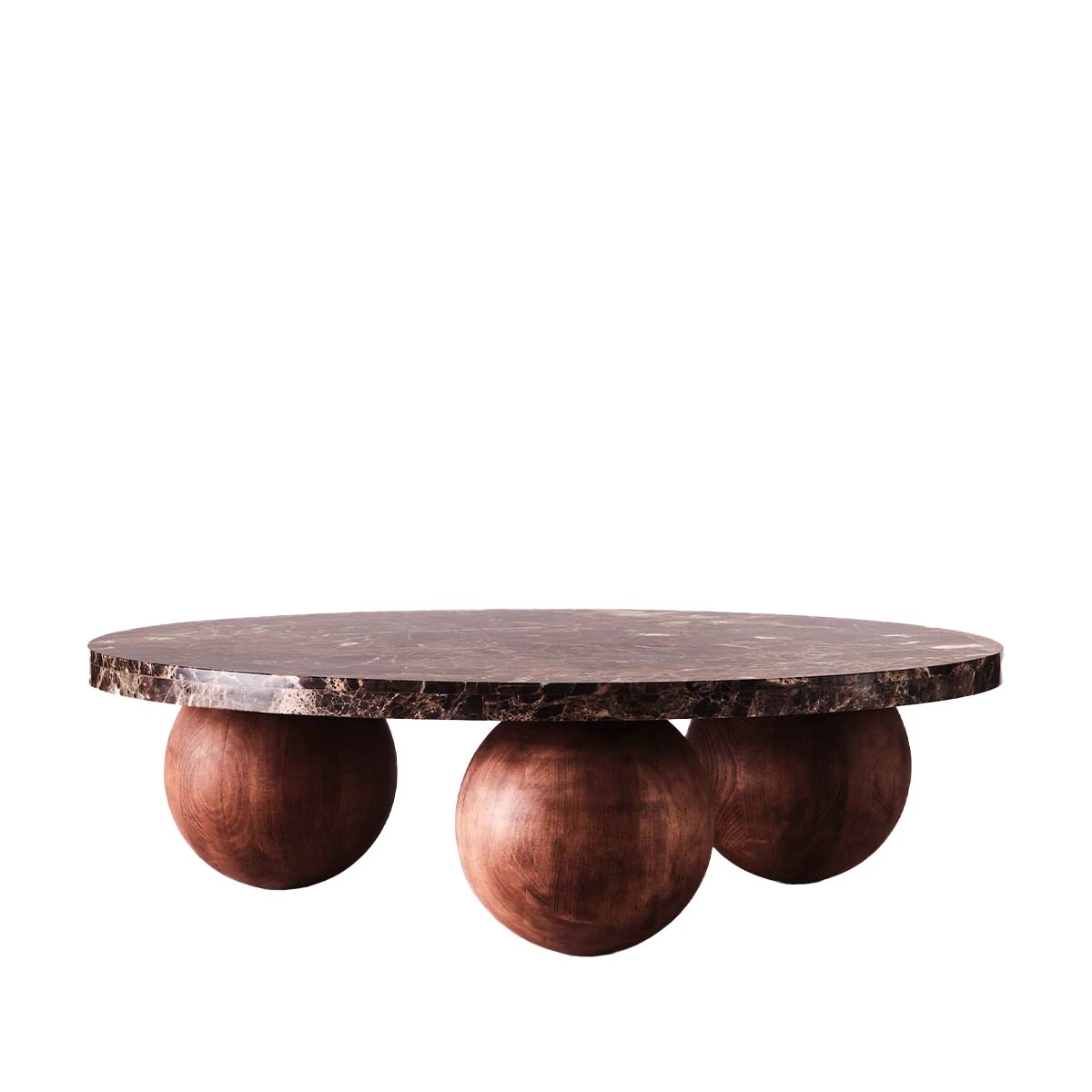 sphere round sofa table