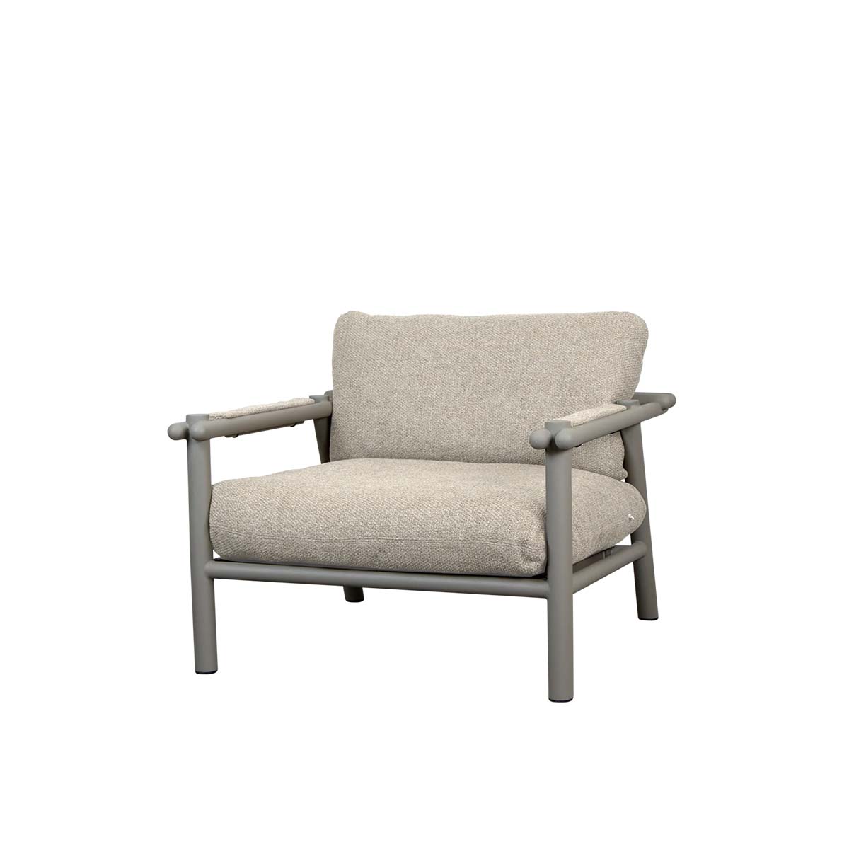 cane-line-sticks-lounge-taupe-desertsand-rise Sticks loungefåtölj