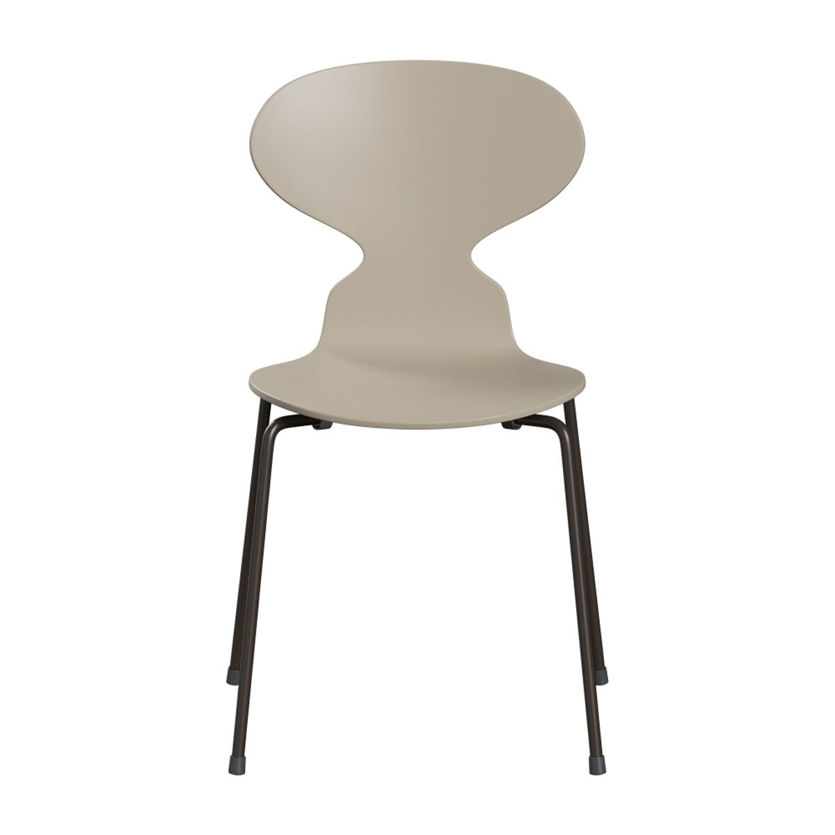fritz hansen myran 3101 lacquered lightbeige brownbronze