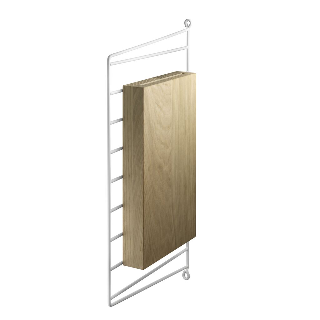 product knife holder solid oak white panel portrait medium