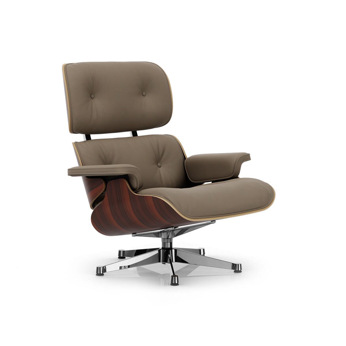 Eames Lounge Chair Läder Natural